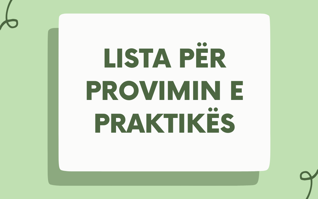 Lista emërore për Provimin e Praktikës