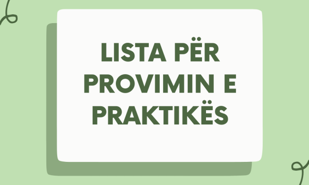 Lista emërore për Provimin e Praktikës