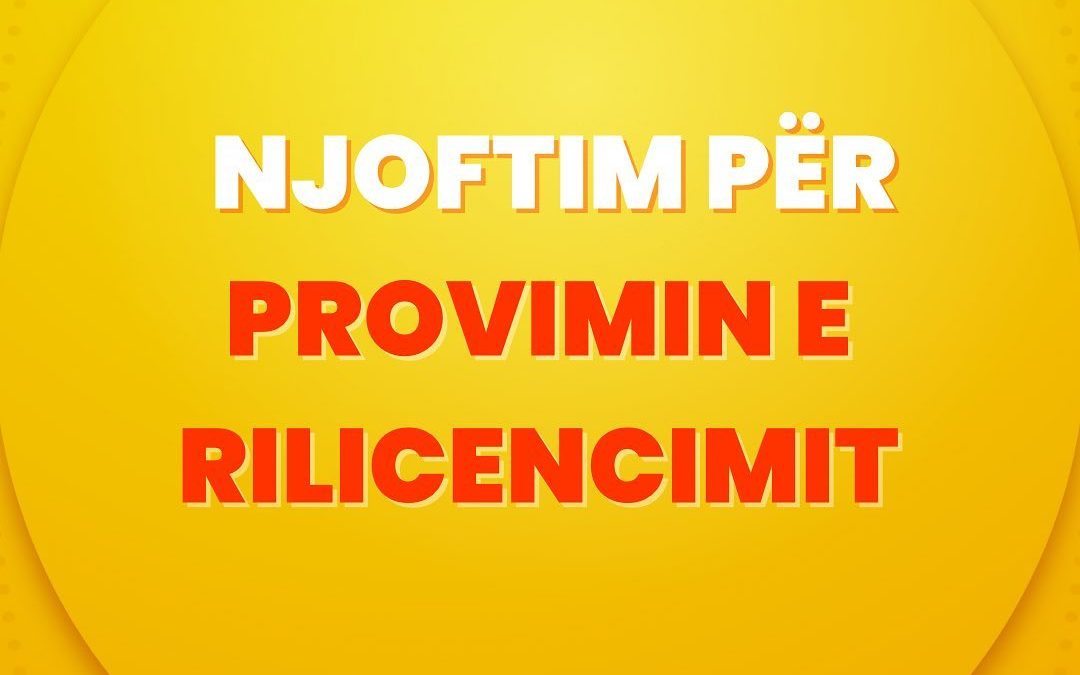 Njoftim mbi rilicencim!