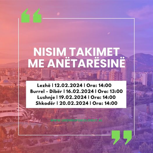 Nisim takimet me Anëtarësinë!