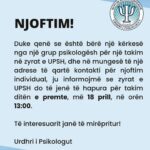 Njoftim!
